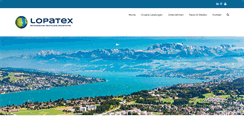 Desktop Screenshot of lopatex.ch