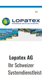 Mobile Screenshot of lopatex.ch